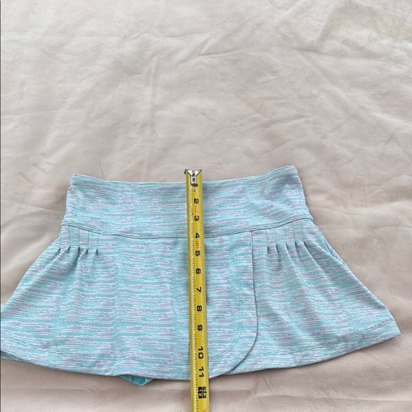 90 Degree By Reflex.   A-Line Skirt - Light Blue - Picture 2 of 4